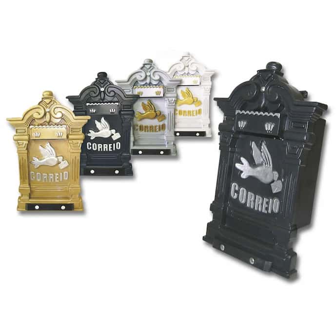Caixa de correio colonial: elegância e estilo para a fachada da sua casa
