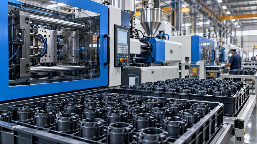 Empresa de injeção plástica para produção em grande escala